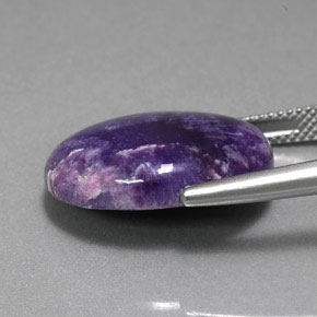 Charoite Tolet Natural 12.62ct, Corte Oval, Opaco