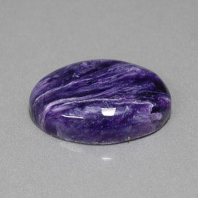 Charoite Tolet Natural 13.13ct, Corte Oval, Opaco
