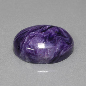 Charoite Tolet Natural 17.18ct, Corte Oval, Opaco