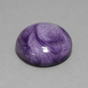 Charoite Tolet Natural 11.28ct, Corte Redondo, Opaco