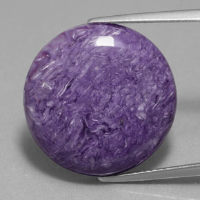 Charoite Tolet Natural 13.94ct, Corte Redondo, Opaco
