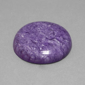 Charoite Tolet Natural 13.94ct, Corte Redondo, Opaco