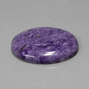 Charoite Tolet Natural 27.59ct, Corte Oval, Opaco