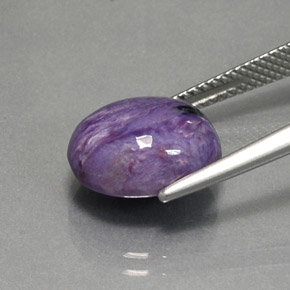 Charoite Tolet Natural 5.18ct, Corte Oval, Opaco