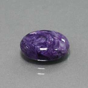 Charoíta Tolet Natural 5,03ct, Corte Oval, Opaco