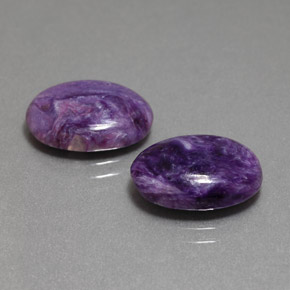 Pedras preciosas de Charoite Tolet natural de  ct, Corte Oval, Opaco