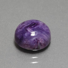 Charoite Tolet Natural 4.18ct, Corte Redondo, Opaco