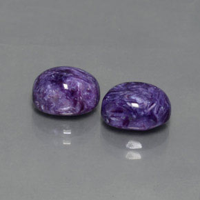 Pedras preciosas de Charoite Tolet natural de  ct, Corte Oval, Opaco