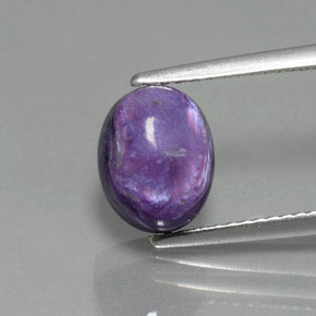 Charoite Tolet Natural 2.81ct, Corte Oval, Opaco