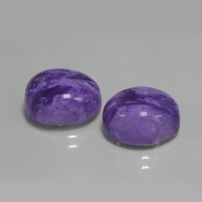 Pedras preciosas de Charoite Tolet natural de  ct, Corte Oval, Opaco