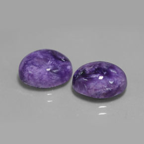 Pedras preciosas de Charoite Tolet natural de  ct, Corte Oval, Opaco