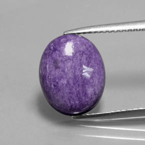 Charoite Tolet Natural 3.76ct, Corte Oval, Opaco