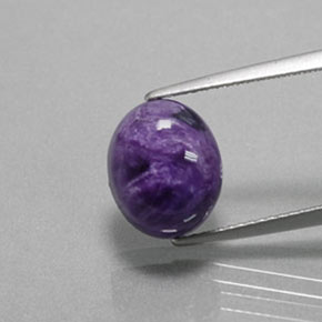 Charoite Tolet Natural 5.15ct, Corte Oval, Opaco