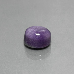 Charoíta violeta natural 2,51ct, corte oval, opaco