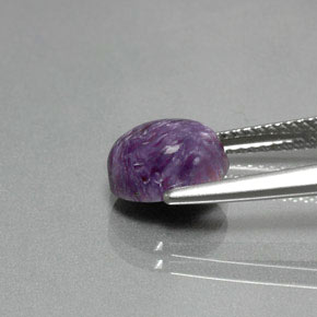 Charoíta Tolet Natural 2,10ct, Corte Oval, Opaco