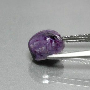 Charoite Tolet Natural 3.12ct, Corte Oval, Opaco