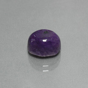 Charoíta violeta natural 2,80ct, corte oval, opaco