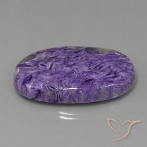 Charoite Violeta escuro Natural 58.38ct, oval, Opaco