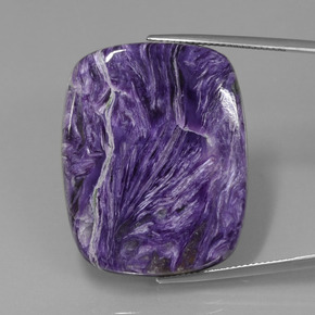Charoite Tolet Natural 53.76ct, Almofada cortada, Opaco
