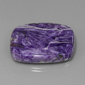 Charoite Tolet Natural 53.76ct, Almofada cortada, Opaco