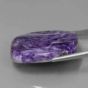 Charoite Tolet Natural 53.76ct, Almofada cortada, Opaco