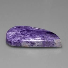 Charoite Violeta médio-escuro Natural 32.38ct, Forma extravagante, Opaco
