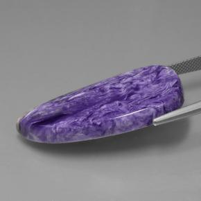 Charoite Violeta médio-escuro Natural 32.38ct, Forma extravagante, Opaco