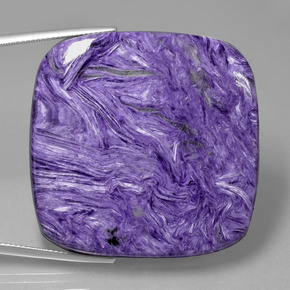Charoite Tolet Natural 93.43ct, Almofada cortada, Opaco