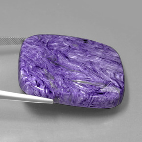 Charoite Tolet Natural 93.43ct, Almofada cortada, Opaco