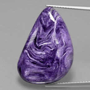 Charoite Tolet Natural 16.36ct, Forma extravagante, Opaco