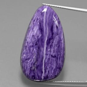 Charoite Tolet Natural 25.20ct, Forma extravagante, Opaco