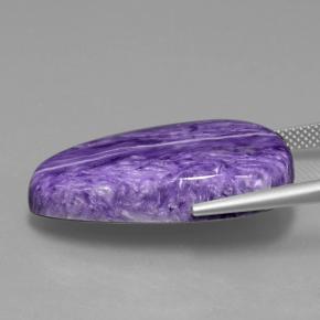 Charoite Tolet Natural 25.20ct, Forma extravagante, Opaco