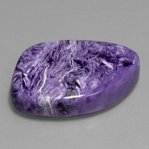 Charoite Tolet Natural 63.04ct, Forma extravagante, Opaco