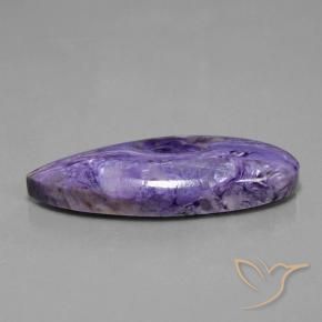 Charoite Violeta médio-escuro Natural 36.05ct, Marquesa, Opaco