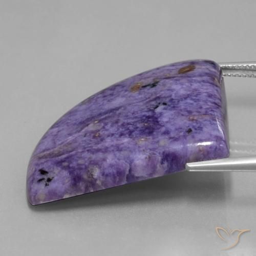 Charoite Violeta Profundo Natural 43.72ct, Chique, Opaco