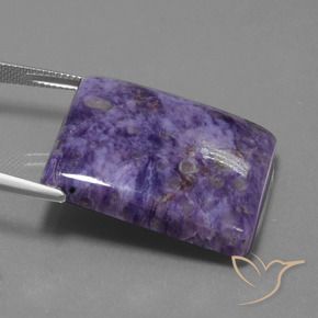 Charoite Violeta médio Natural 54.21ct, baguete, Opaco