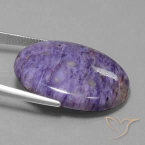 Charoite Violeta médio Natural 42.80ct, oval, Opaco