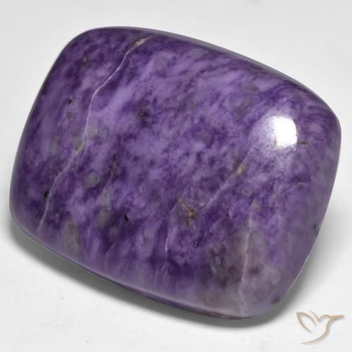 Charoite Violeta Profundo Natural 45.47ct, Almofada, Opaco