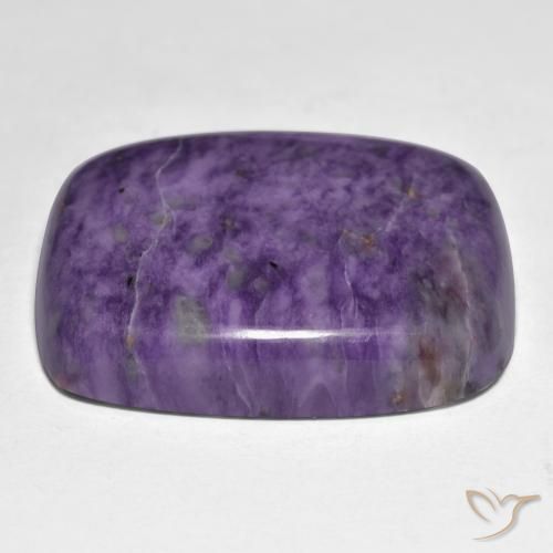Charoite Violeta Profundo Natural 45.47ct, Almofada, Opaco