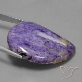 Charoite Violeta médio Natural 54.00ct, Chique, Opaco