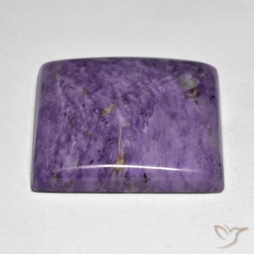 Charoite Violeta Profundo Natural 61.05ct, Quadrado, Opaco