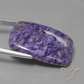 Charoite Violeta médio Natural 43.17ct, Almofada, Opaco