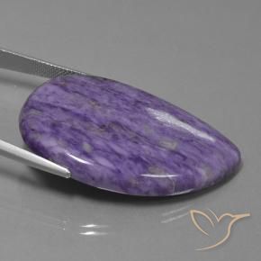 Charoite Violeta Profundo Natural 62.63ct, Chique, Opaco