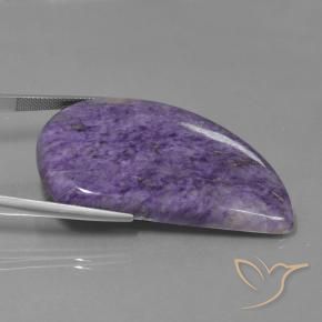 Charoite Violeta escuro Natural 79.11ct, Chique, Opaco
