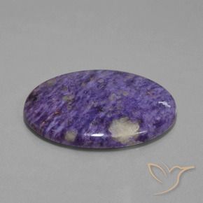 Charoite Violeta médio Natural 62.45ct, oval, Opaco