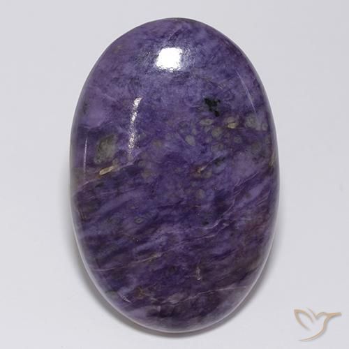 61.63ct Natural Violeta escuro Charoite, oval, Opaco