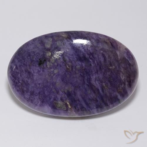 Charoite Violeta escuro Natural 61.63ct, oval, Opaco