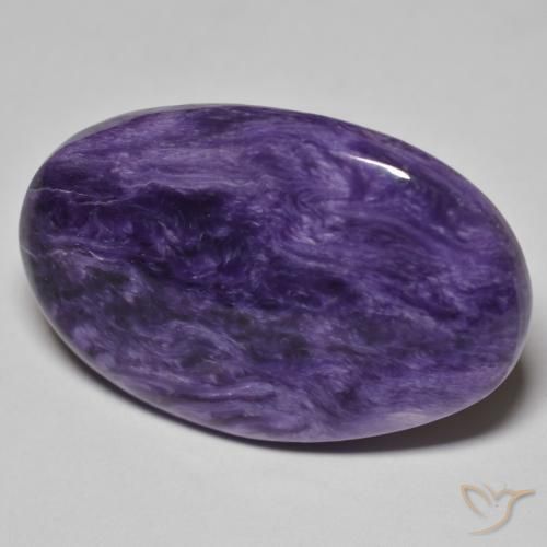 30.20ct Natural Violeta Profundo Charoite, oval, Opaco
