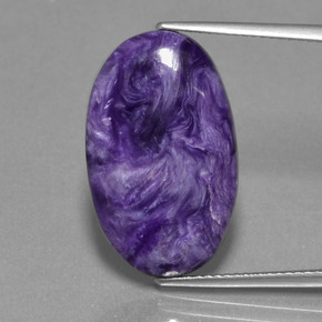 Charoite Tolet Natural 11.96ct, Corte Oval, Opaco