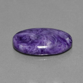 Charoite Tolet Natural 11.96ct, Corte Oval, Opaco